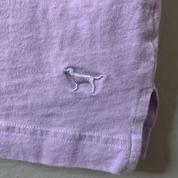 𝅺pink by Victoria’s Secret short sleeve T-shirt strappy V-neck split hemline - Picture 3 of 7